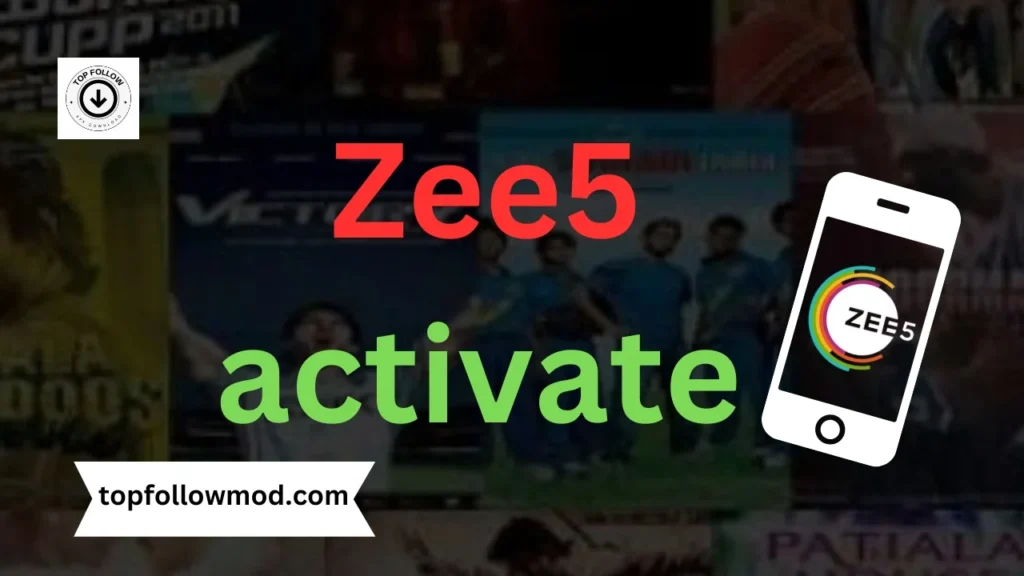 Zee5 activate 